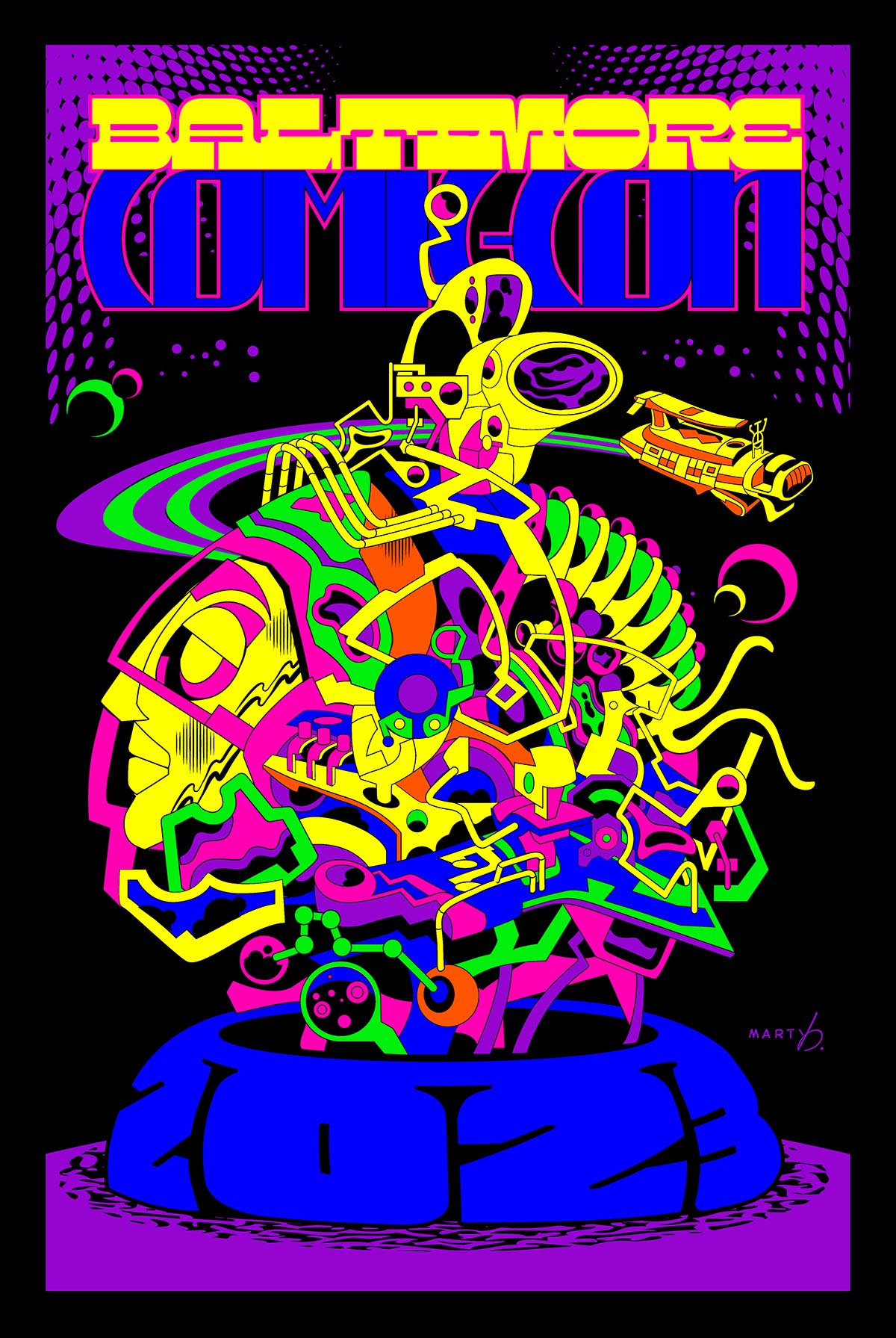 Baltimore Comic-Con Black Light 2